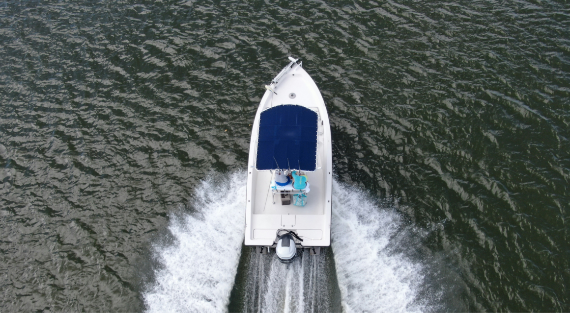 boat cruising on the water